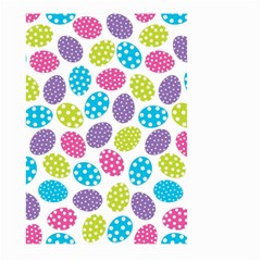 Polka Dot Easter Eggs Large Garden Flag (two Sides) by allthingseveryone