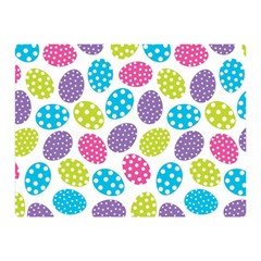 Polka Dot Easter Eggs Double Sided Flano Blanket (mini)  by allthingseveryone