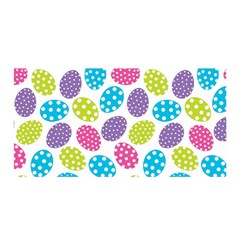 Polka Dot Easter Eggs Satin Wrap by allthingseveryone