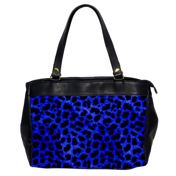 Blue Cheetah Print  Office Handbags