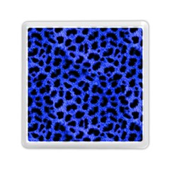 Blue Cheetah Print  Memory Card Reader (Square) 