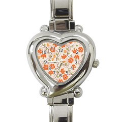 Honeysuckle Delight Heart Italian Charm Watch by allthingseveryone