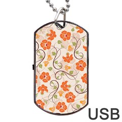 Honeysuckle Delight Dog Tag Usb Flash (one Side) by allthingseveryone