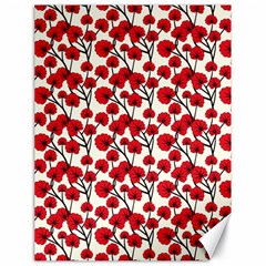 Red Flowers Canvas 18  X 24   by allthingseveryone