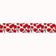 Red Flowers Small Bar Mats by allthingseveryone