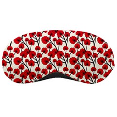 Red Flowers Sleeping Masks by allthingseveryone