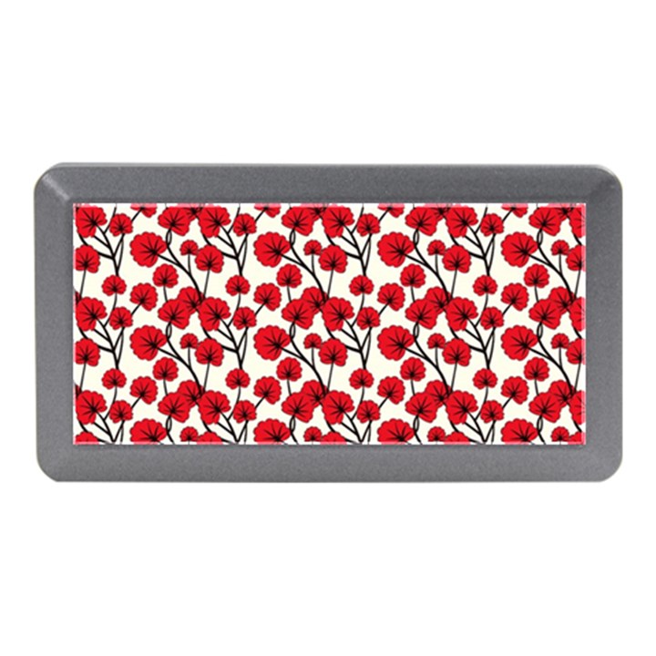 Red Flowers Memory Card Reader (Mini)