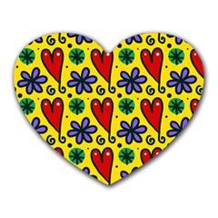 Spring Love Heart Mousepads by allthingseveryone