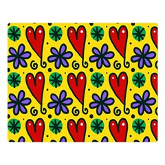 Spring Love Double Sided Flano Blanket (large)  by allthingseveryone