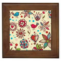 Spring Time Fun Framed Tiles by allthingseveryone