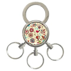 Spring Time Fun 3-ring Key Chains by allthingseveryone