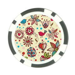 Spring Time Fun Poker Chip Card Guard by allthingseveryone