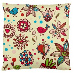 Spring Time Fun Large Cushion Case (two Sides) by allthingseveryone