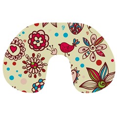 Spring Time Fun Travel Neck Pillows by allthingseveryone