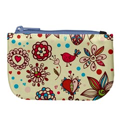 Spring Time Fun Large Coin Purse by allthingseveryone