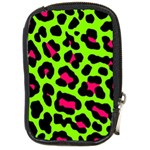 Neon Green Leopard Print Compact Camera Cases Front