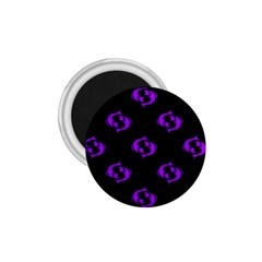 Purple Pisces On Black Background 1 75  Magnets by allthingseveryone