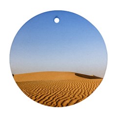 Desert Dunes With Blue Sky Ornament (round)