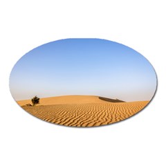 Desert Dunes With Blue Sky Oval Magnet by Ucco