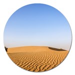 Desert Dunes With Blue Sky Magnet 5  (Round) Front