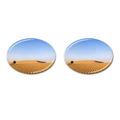 Desert Dunes With Blue Sky Cufflinks (oval) by Ucco