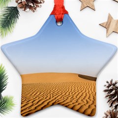 Desert Dunes With Blue Sky Star Ornament (two Sides) by Ucco