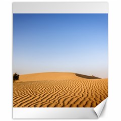 Desert Dunes With Blue Sky Canvas 16  X 20   by Ucco