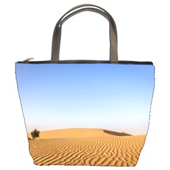 Desert Dunes With Blue Sky Bucket Bags by Ucco