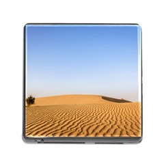 Desert Dunes With Blue Sky Memory Card Reader (square) by Ucco