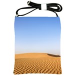 Desert Dunes With Blue Sky Shoulder Sling Bags Front