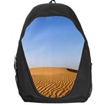 Desert Dunes With Blue Sky Backpack Bag Front