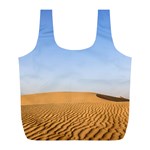 Desert Dunes With Blue Sky Full Print Recycle Bags (L)  Front