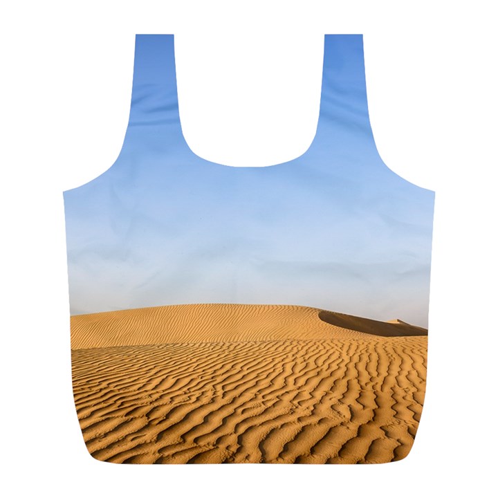 Desert Dunes With Blue Sky Full Print Recycle Bags (L) 