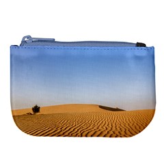 Desert Dunes With Blue Sky Large Coin Purse by Ucco