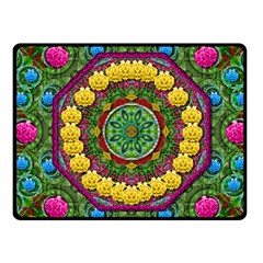 Bohemian Chic In Fantasy Style Fleece Blanket (small) by pepitasart