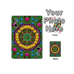 Bohemian Chic In Fantasy Style Playing Cards 54 (mini)  by pepitasart