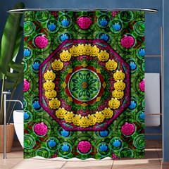 Bohemian Chic In Fantasy Style Shower Curtain 60  X 72  (medium)  by pepitasart