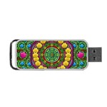 Bohemian Chic In Fantasy Style Portable USB Flash (One Side) Front