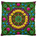 Bohemian Chic In Fantasy Style Large Flano Cushion Case (Two Sides) Front