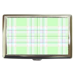 Green Pastel Plaid Cigarette Money Cases by allthingseveryone