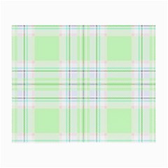 Green Pastel Plaid Small Glasses Cloth by allthingseveryone