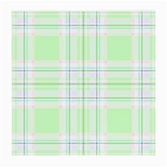 Green Pastel Plaid Medium Glasses Cloth by allthingseveryone