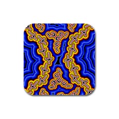 Emu Dreaming Rubber Square Coaster (4 Pack) 