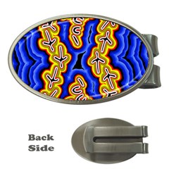 Emu Dreaming Money Clips (oval) 