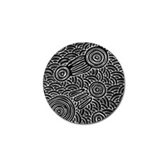 Meeting Places Golf Ball Marker by hogartharts