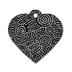 Meeting Places Dog Tag Heart (one Side) by hogartharts