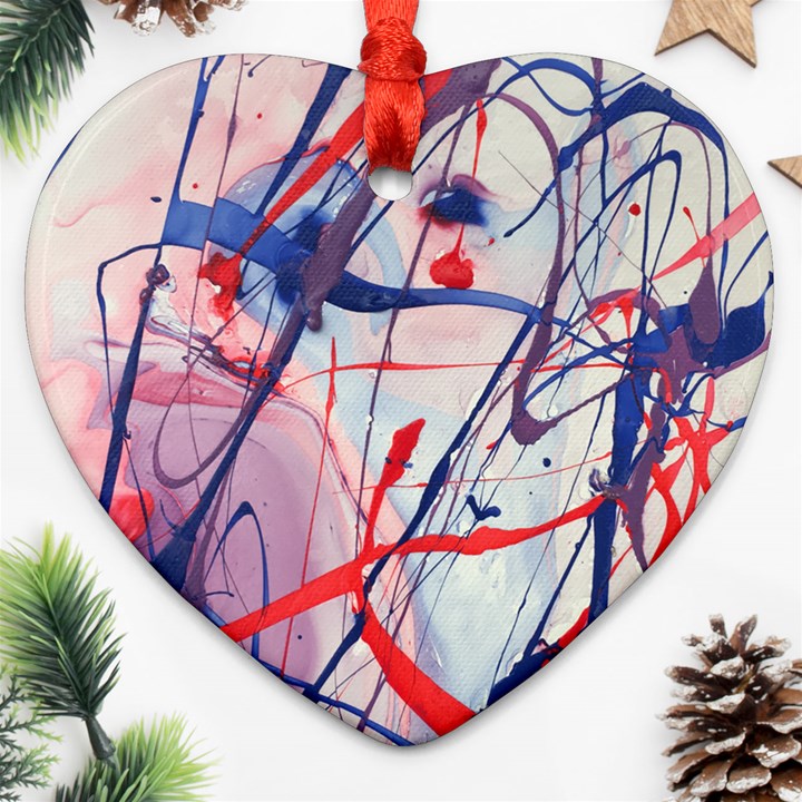 Messy Love Ornament (Heart)