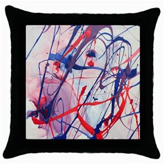 Messy Love Throw Pillow Case (Black)