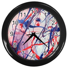 Messy Love Wall Clocks (Black)