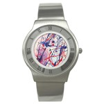 Messy Love Stainless Steel Watch Front